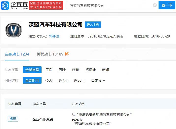 向高端新能源汽车品牌发展 长安新能源更名为深蓝汽车.jpg