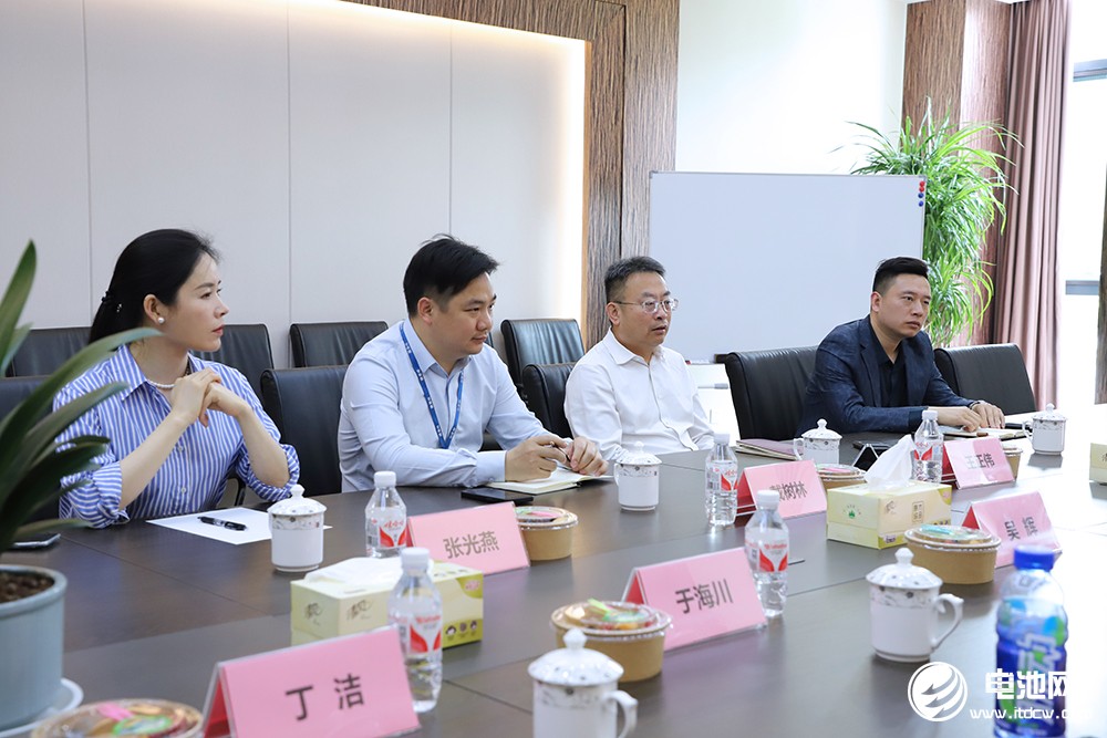 中国电池新能源产业链调研采访团（安徽站）一行到访星恒电源