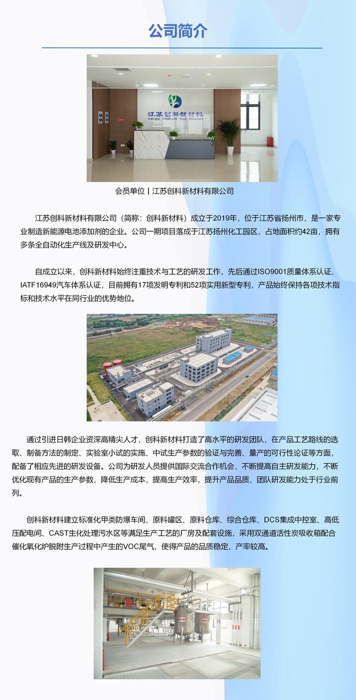 会员单位丨江苏创科新材料有限公司