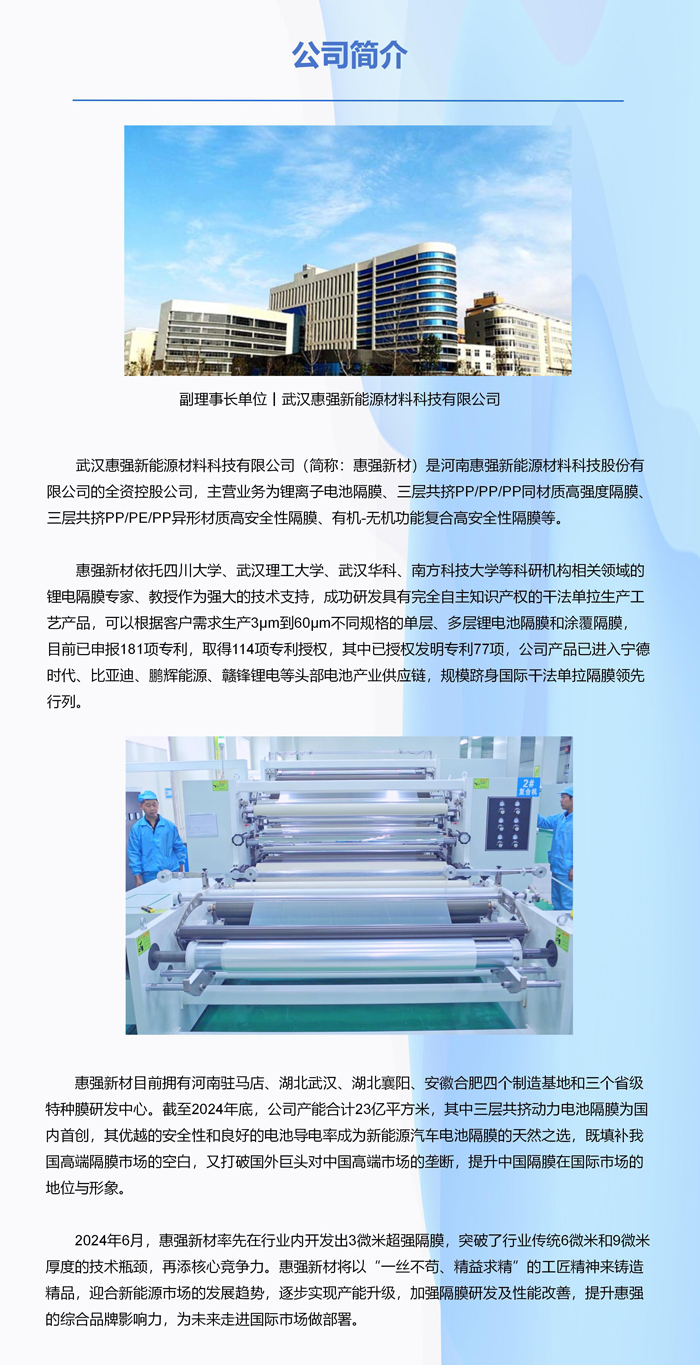 副理事长单位丨武汉惠强新能源材料科技有限公司