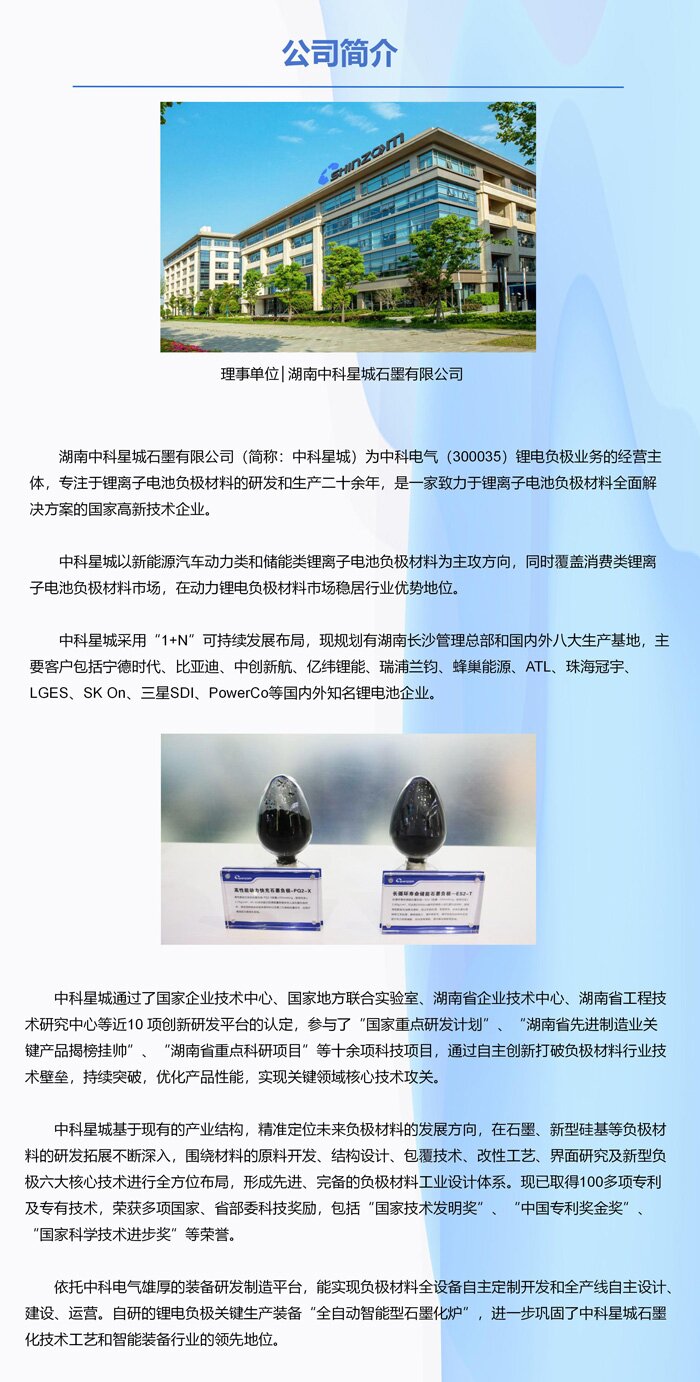 理事单位│湖南中科星城石墨有限公司