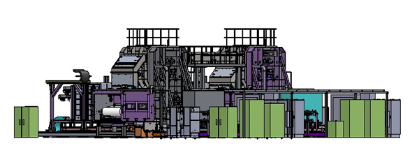 真空磁控溅射蒸发复合镀膜机(可双面镀铜镀铝) 真空磁控溅射蒸发复合镀膜机(可双面镀铜镀铝)