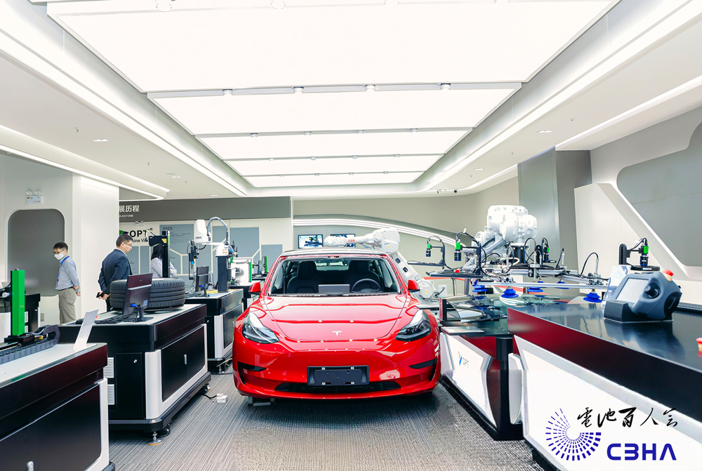 参观新能源产线