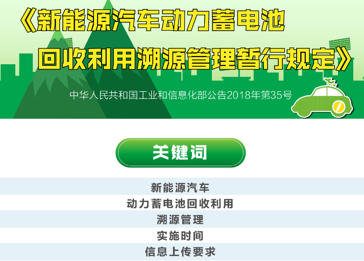 一文读懂《新能源汽车动力蓄电池回收利