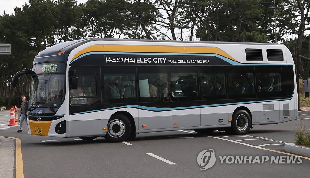 韩国计划2022年2000辆氢燃料电池巴士上路
