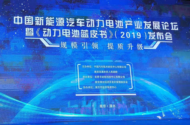 2019年《动力电池蓝皮书》正式发布 建言