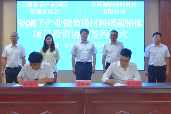 坐标云南 一钠电负极材料碳前驱体项目签