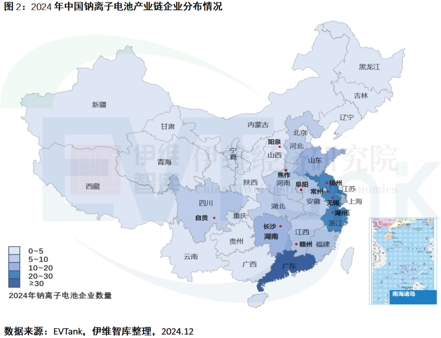 2024年中国钠电池出货量将超2GWh 十大产业特色