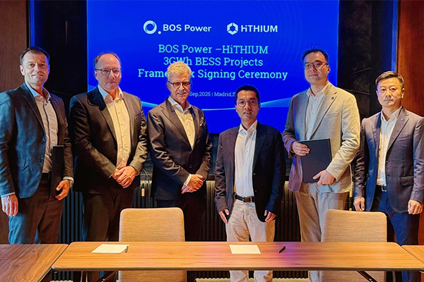 3GWh储能系统项目落地！海辰储能携BOS Power进