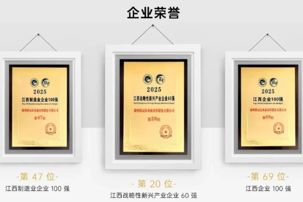 三榜齐登！腾远钴业实力入选江西企业百强系
