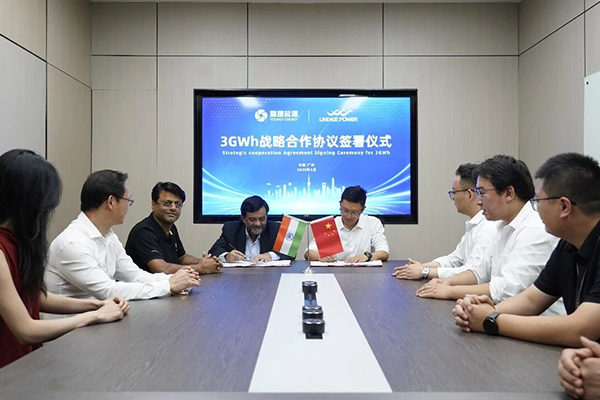 3GWh！融捷能源与印度储能集成商Lineage Power达成合